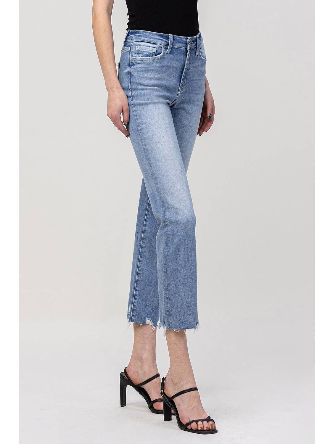 Austen Highrise Button Up Crop Jeans Austen Highrise Button Up Crop Jeans